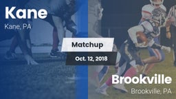 Matchup: Kane vs. Brookville  2018