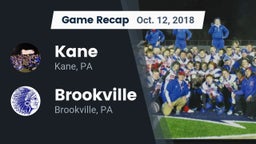 Recap: Kane  vs. Brookville  2018