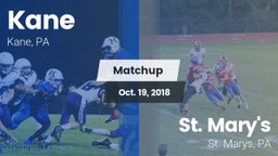 Matchup: Kane vs. St. Mary's  2018