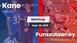Matchup: Kane vs. Punxsutawney  2019