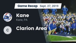 Recap: Kane  vs. Clarion Area 2019