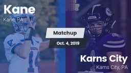 Matchup: Kane vs. Karns City  2019