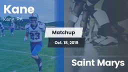 Matchup: Kane vs. Saint Marys 2019