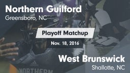 Matchup: Northern Guilford vs. West Brunswick  2016