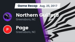 Recap: Northern Guilford  vs. Page  2017