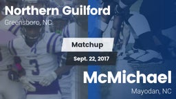 Matchup: Northern Guilford vs. McMichael  2017