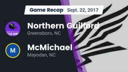 Recap: Northern Guilford  vs. McMichael  2017