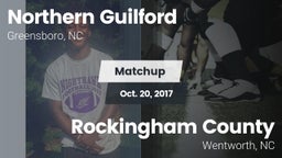 Matchup: Northern Guilford vs. Rockingham County  2017