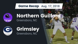 Recap: Northern Guilford  vs. Grimsley  2018