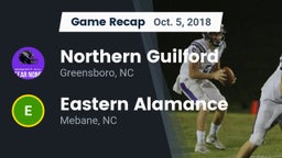 Recap: Northern Guilford  vs. Eastern Alamance  2018