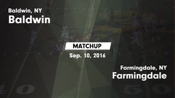 Matchup: Baldwin vs. Farmingdale  2016