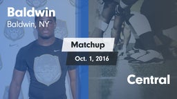 Matchup: Baldwin vs. Central 2016