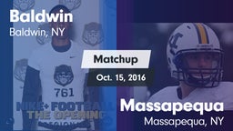 Matchup: Baldwin vs. Massapequa  2016