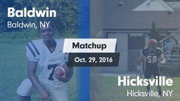 Matchup: Baldwin vs. Hicksville  2016