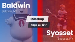 Matchup: Baldwin vs. Syosset  2017