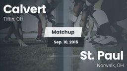 Matchup: Calvert vs. St. Paul  2016