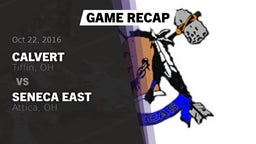 Recap: Calvert  vs. Seneca East  2016