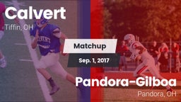 Matchup: Calvert vs. Pandora-Gilboa  2017