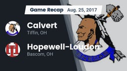 Recap: Calvert  vs. Hopewell-Loudon  2017