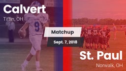 Matchup: Calvert vs. St. Paul  2018