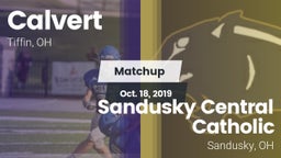 Matchup: Calvert vs. Sandusky Central Catholic 2019