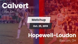 Matchup: Calvert vs. Hopewell-Loudon  2019