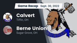 Recap: Calvert  vs. Berne Union  2022