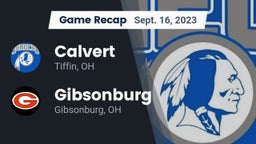 Recap: Calvert  vs. Gibsonburg  2023