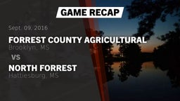 Recap: Forrest County Agricultural  vs. North Forrest  2016