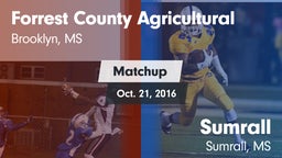 Matchup: Forrest County Agric vs. Sumrall  2016