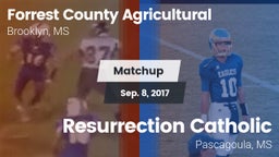 Matchup: Forrest County Agric vs. Resurrection Catholic  2017