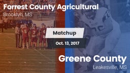 Matchup: Forrest County Agric vs. Greene County  2017