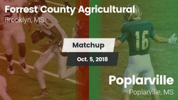 Matchup: Forrest County Agric vs. Poplarville  2018
