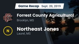 Recap: Forrest County Agricultural  vs. Northeast Jones  2019