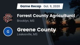 Recap: Forrest County Agricultural  vs. Greene County  2020