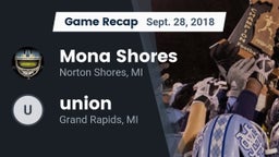 Recap: Mona Shores  vs. union  2018