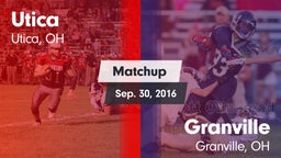 Matchup: Utica vs. Granville  2016