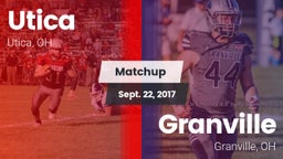 Matchup: Utica vs. Granville  2017