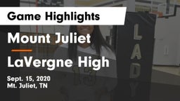 Mount Juliet  vs LaVergne High Game Highlights - Sept. 15, 2020