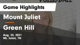 Mount Juliet  vs Green Hill  Game Highlights - Aug. 24, 2021