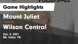 Mount Juliet  vs Wilson Central  Game Highlights - Oct. 5, 2021