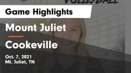Mount Juliet  vs Cookeville  Game Highlights - Oct. 7, 2021