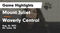 Mount Juliet  vs Waverly Central Game Highlights - Aug. 26, 2023