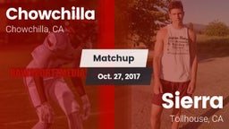 Matchup: Chowchilla vs. Sierra  2017