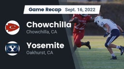 Recap: Chowchilla  vs. Yosemite  2022