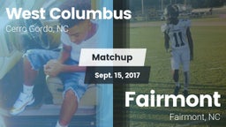 Matchup: West Columbus vs. Fairmont  2017