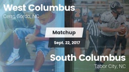 Matchup: West Columbus vs. South Columbus  2017