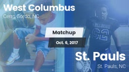 Matchup: West Columbus vs. St. Pauls  2017