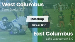 Matchup: West Columbus vs. East Columbus  2017