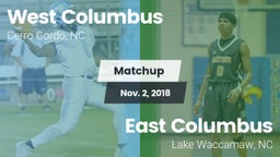 Matchup: West Columbus vs. East Columbus  2018